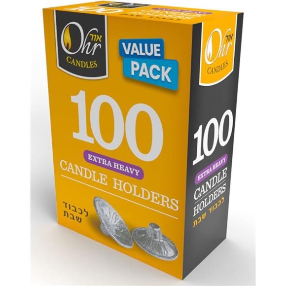 Extra Heavy Disposable Aluminium Foil Candle Holder, Drip Cup Bobeches -100 Pack - Picture 7 of 8